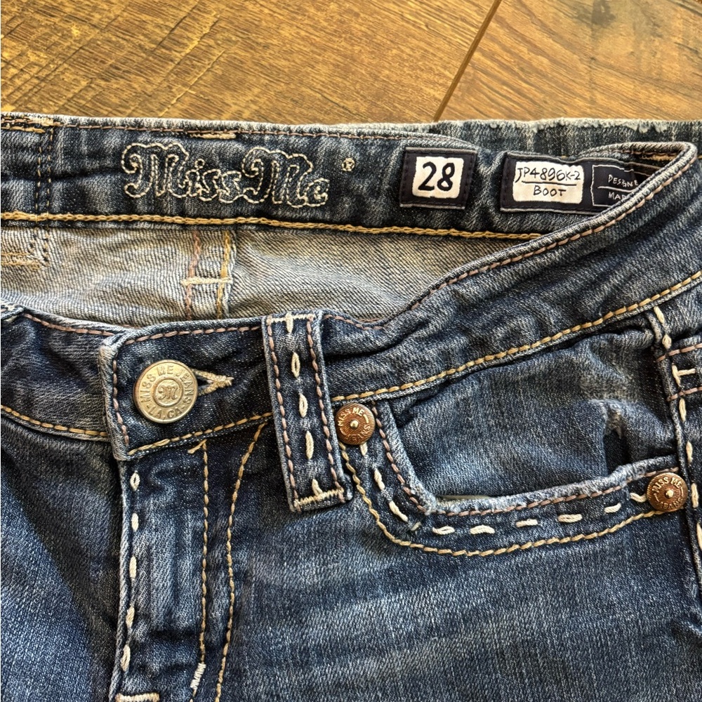Miss Me Dark Blue Bootcut Jeans